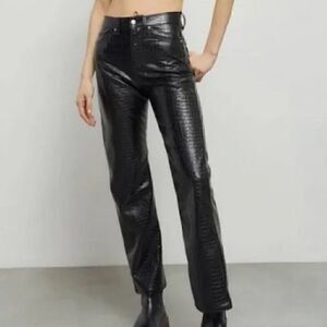 BDG Urban Outfitters Faux Snake Skin Leather Pants